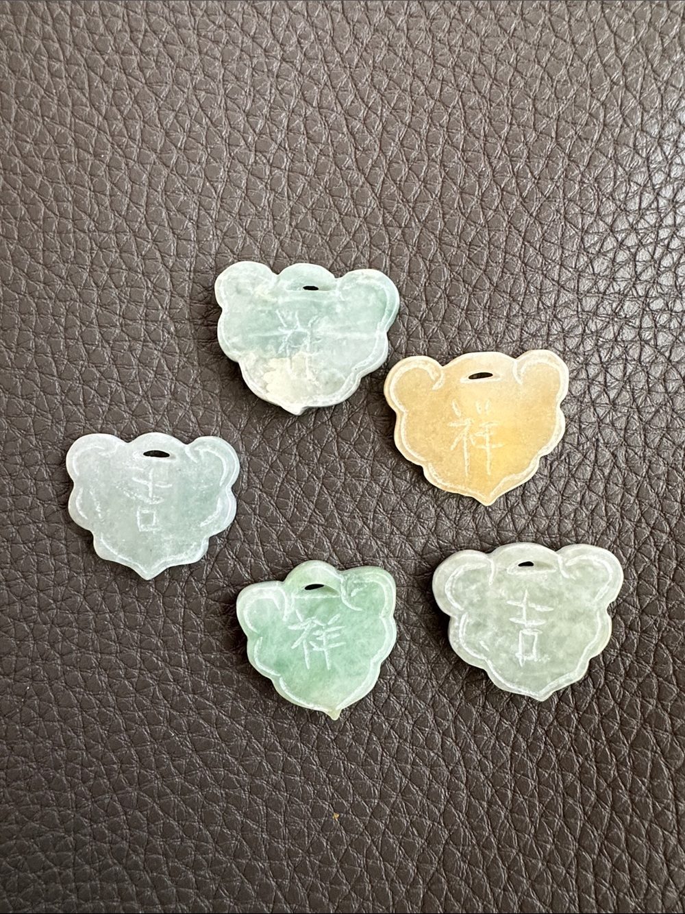 Vintage Chinese Jade Pendants Bundle Lot A